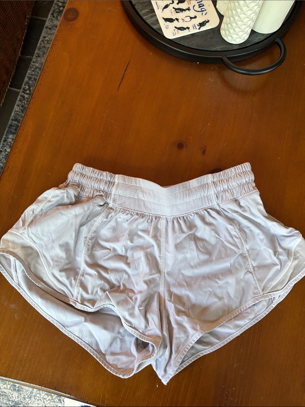 lululemon athletica Light Gray Athletic Shorts